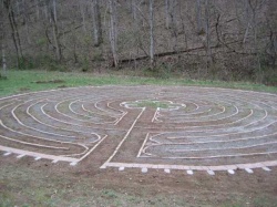 Completed Labyrinth at Penuel Ridge Retreat Center